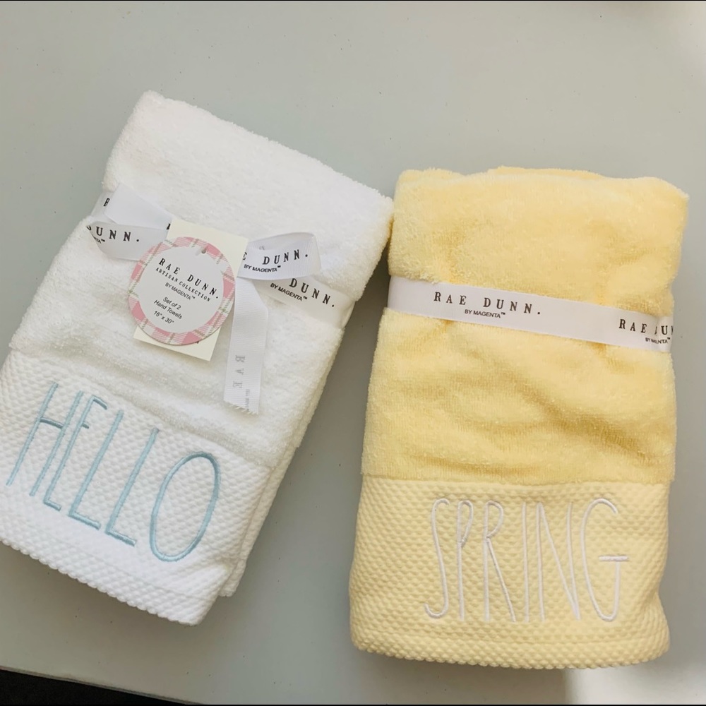 Rae Dunn Hand Towels